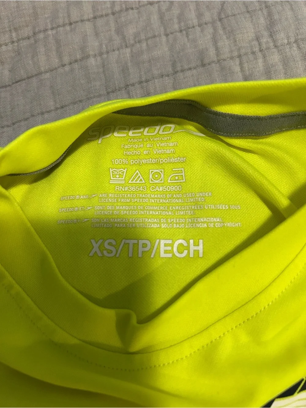 Speedo Neon Yellow Kids Long-Sleeve Swim Rashguard